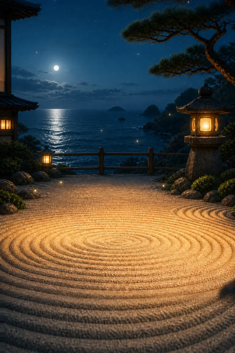 Sea Terrace at night