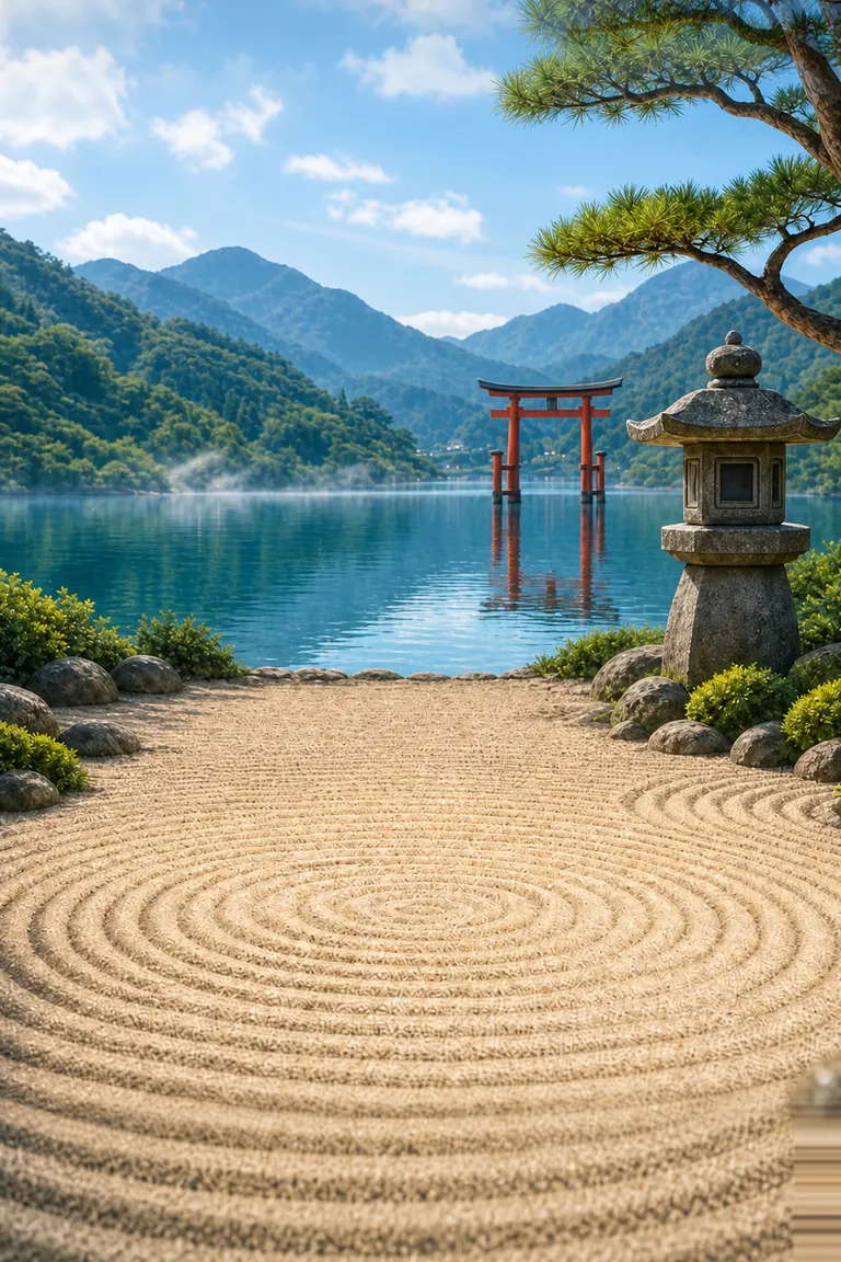 Mountain Lake in daylight