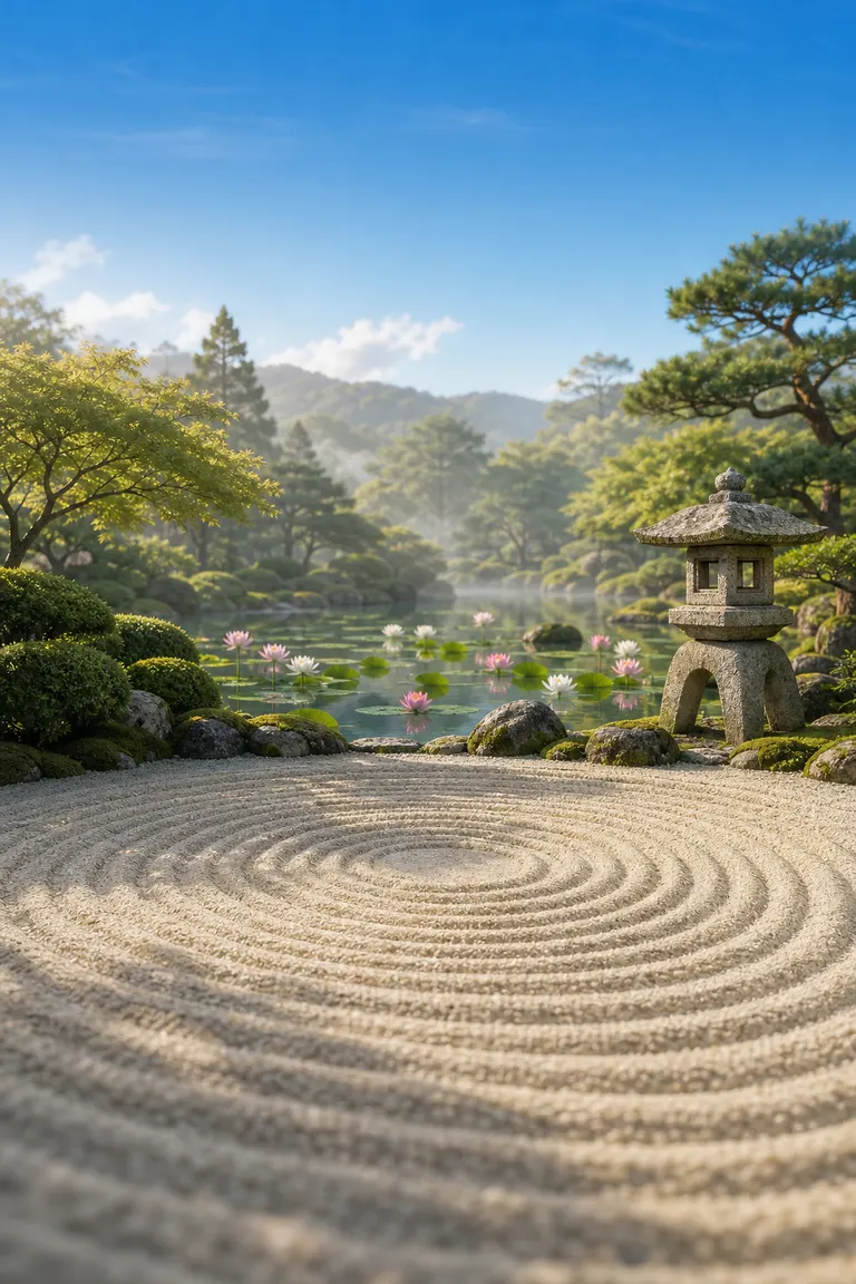 Lotus Pond in daylight
