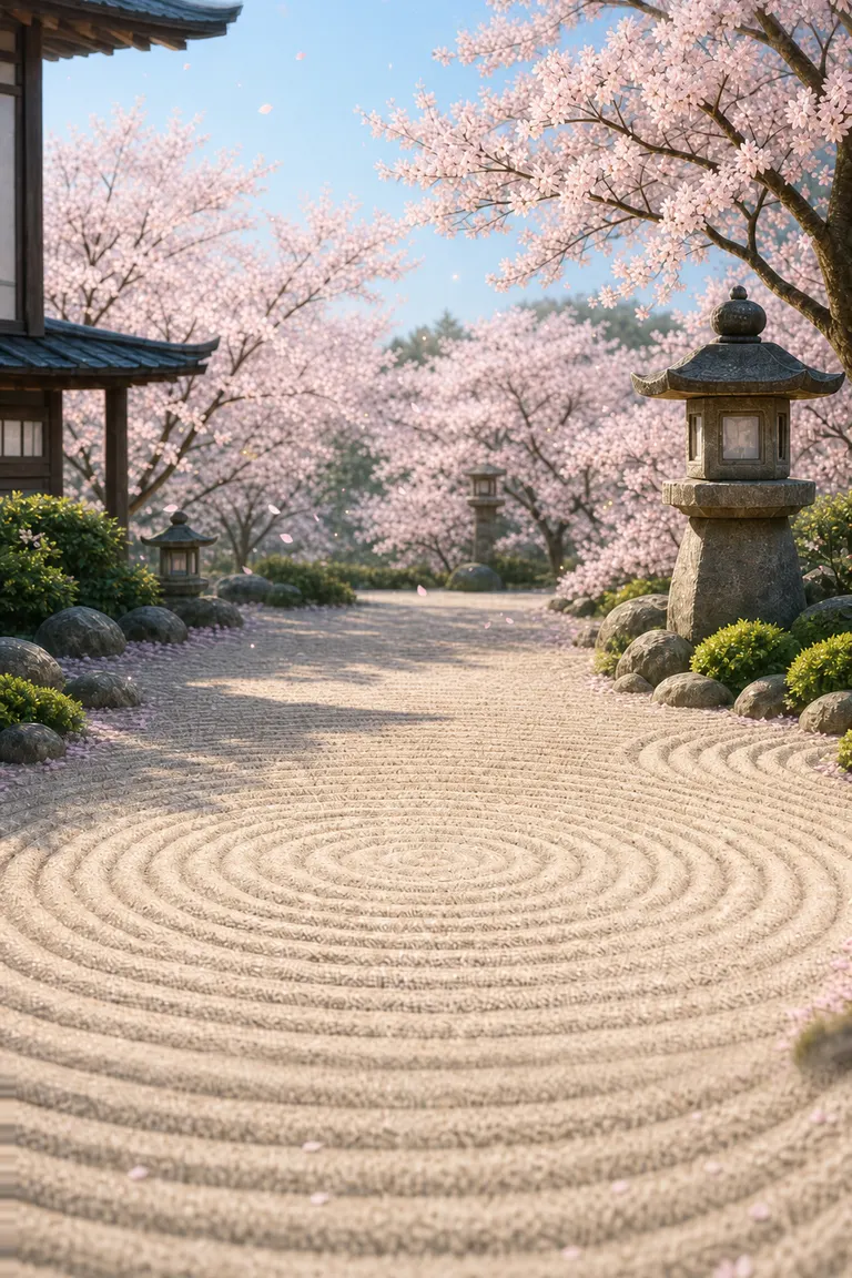 Sakura Garden in daylight